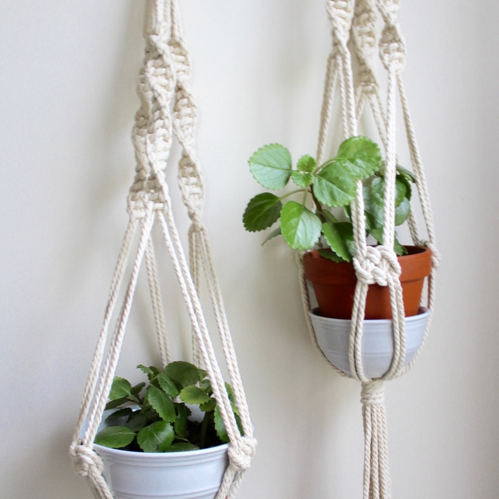 Macrame Plant Hangers - Picture 6 of 7